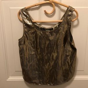 Vintage Francine Browner Rumors Liquid Gold Tank